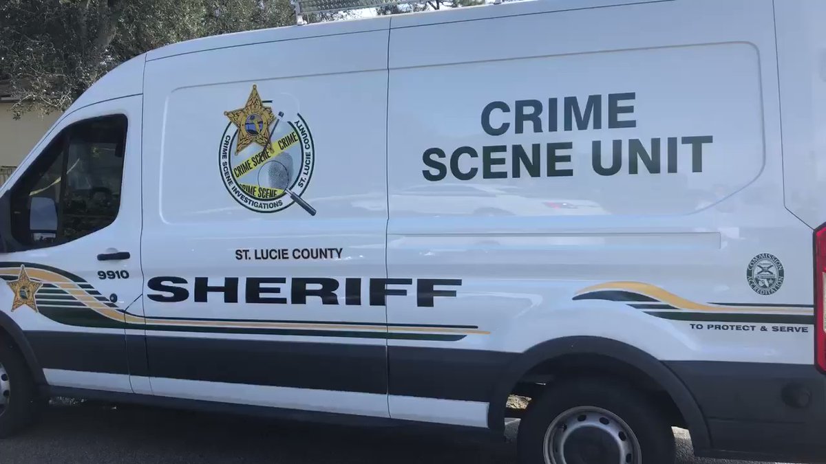 Sheriff on scene after a deputy-involved shooting at Mura Dr and King Orange Dr in FortPierce. Sheriff says a 14-yo was shot in the leg after he rammed a deputy in a stolen vehicle. Charges are   pending against the teen.