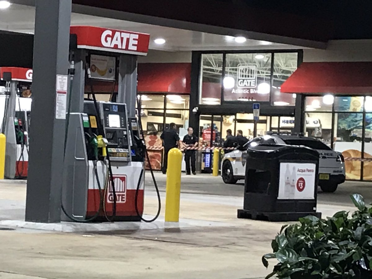 JSOPIO has the Gate gas station in the 10000 blk of Atlantic blvd taped off while they investigate an incident