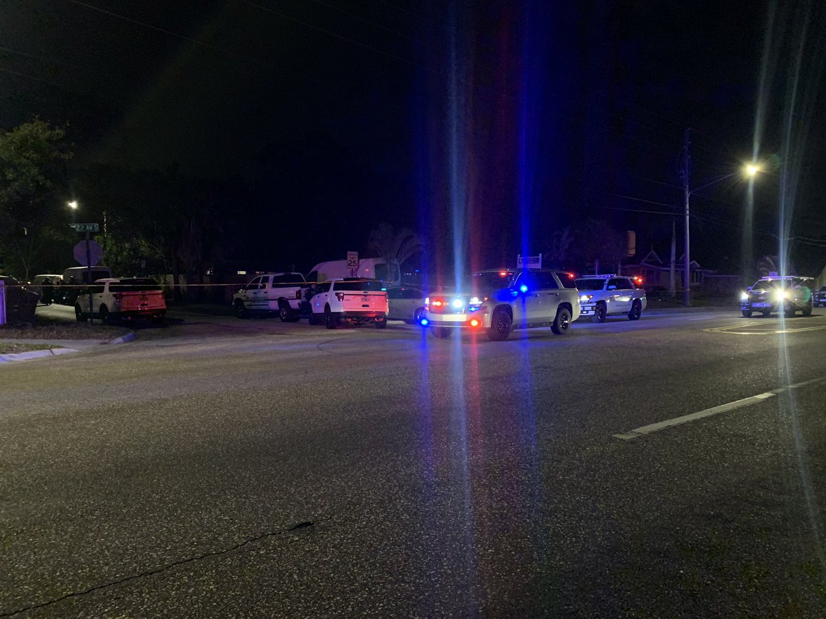 Still  active scene here on 36th St. S. in St. Pete where a Pinellas Co. Deputy had to shoot a man. The sheriff says he had two guns pointed at him. 
