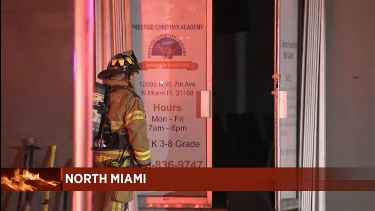 The state fire marshal is investigating after a fire erupted inside a North Miami church building overnight. Crews say it's the second fire there in the last few months.no one was hurt.