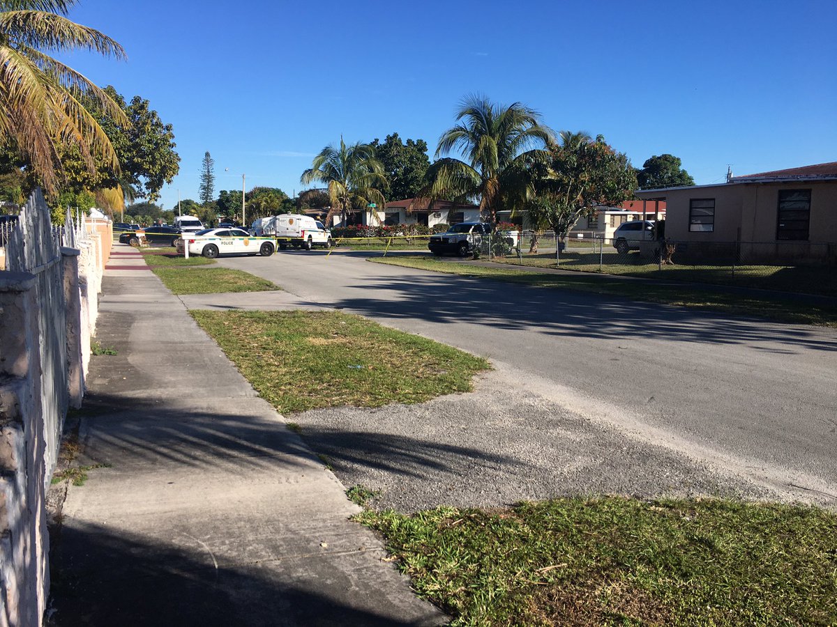 The scene is still active in NW Miami-Dade where a woman was shot and killed and a teenage boy was shot. This near NW 129th St and 18th court