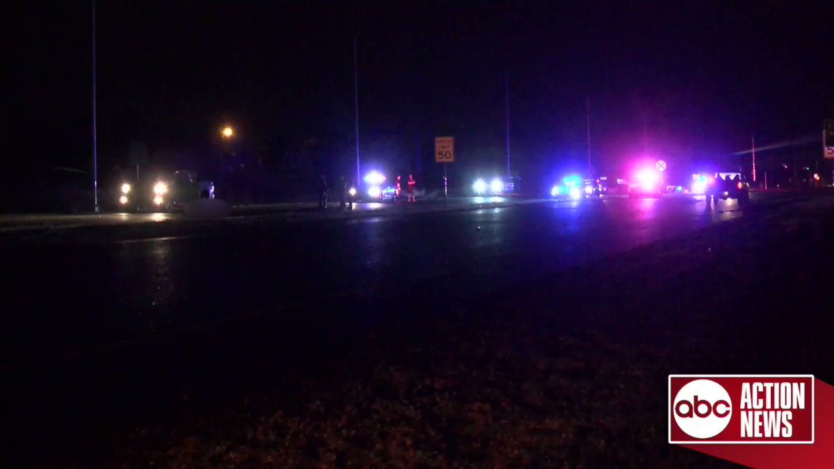 All northbound lanes of US 41 are closed at Old US 41A in Gibsonton due to a deadly vehicle versus pedestrian crash. FHP is investigating. 