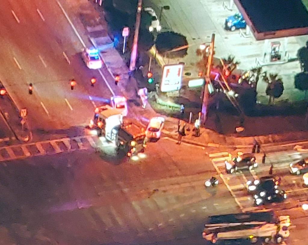 Accident West Okeechobee boulevard and Haverhill road in Florida