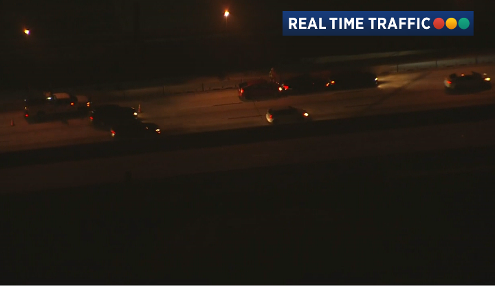 Crash blocking a left lane of I-4 west just after Fairbanks Ave. 