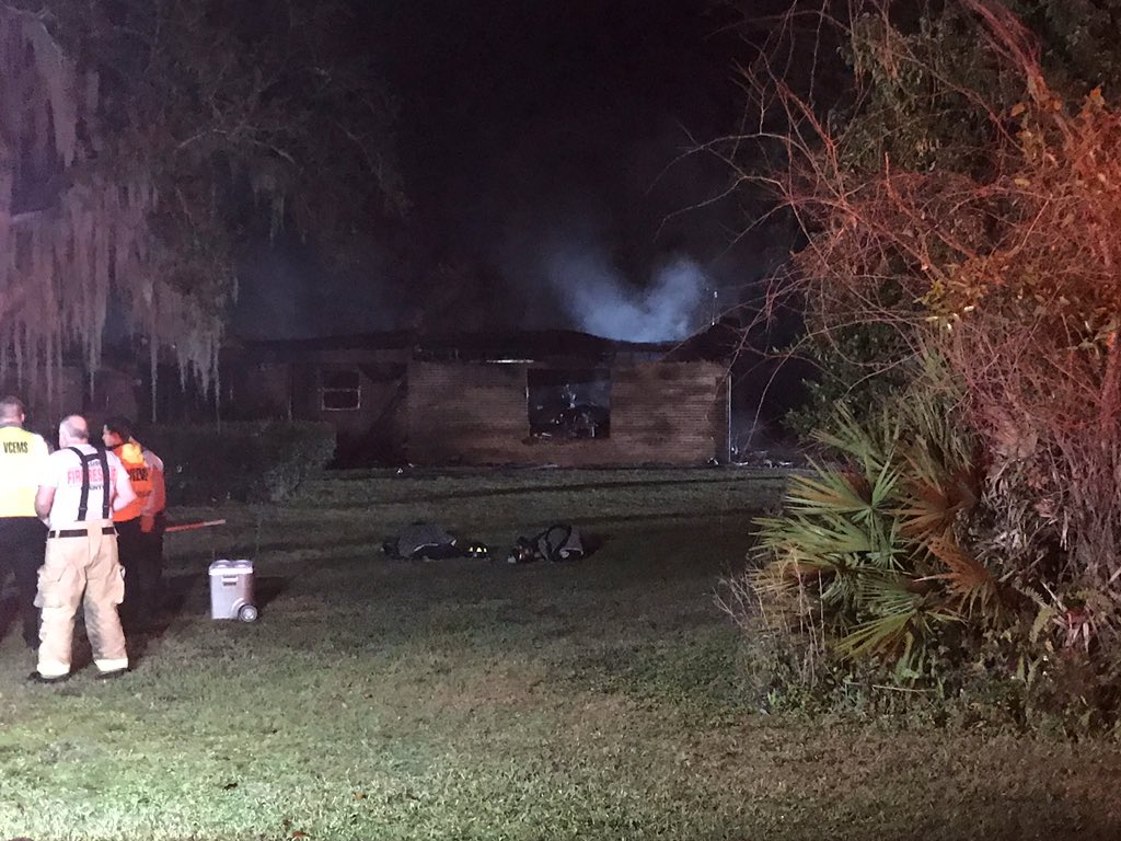 1 person taken to hospital after fire at DeBary home. Fire marshal tells grandma, grandson were inside. Grandson taken to hospital, current condition unknown.