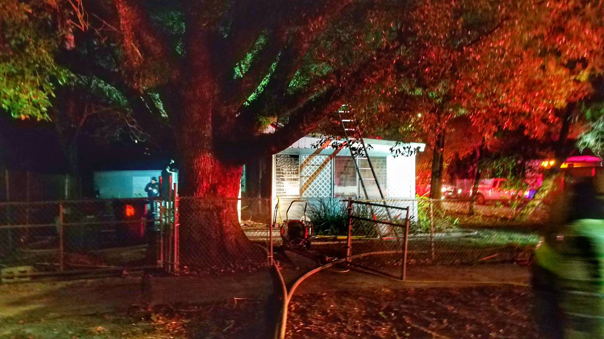 Tampa Fire working a one alarm fire at 14th and Bird. Smoke and flames showing upon arrival. No injuries. 
