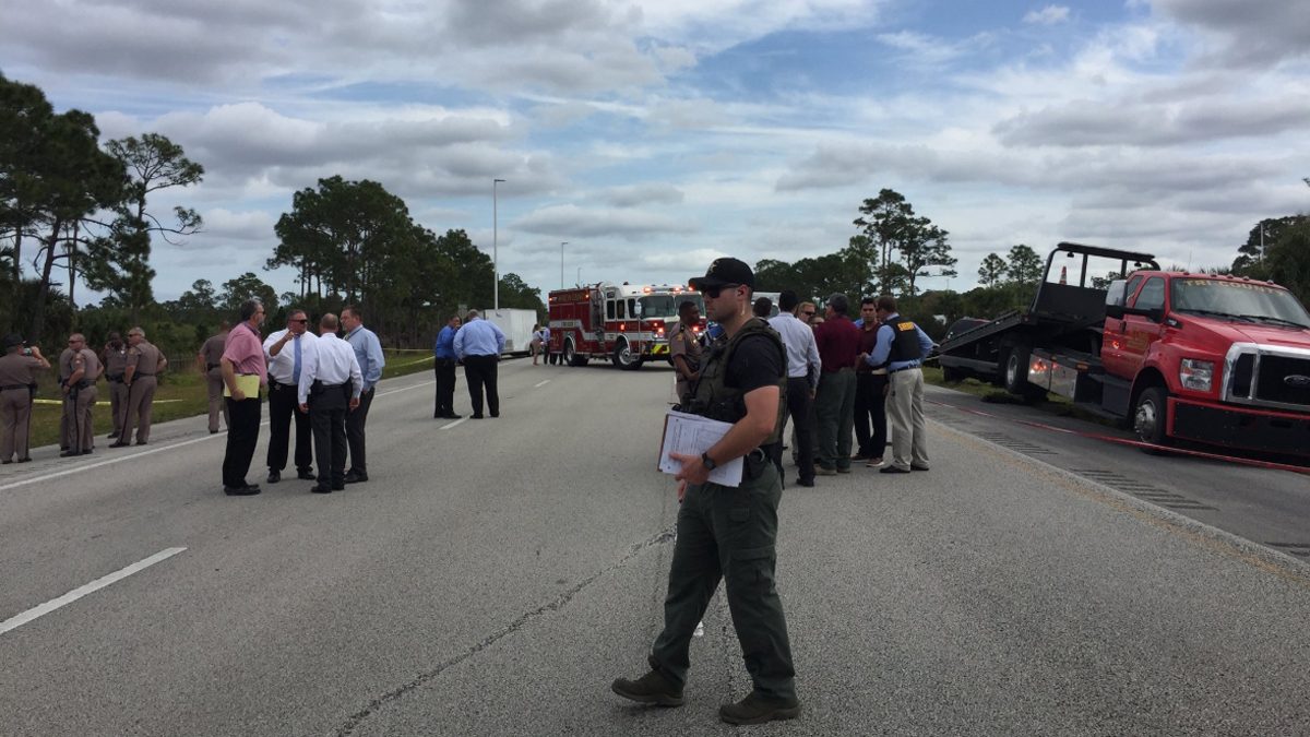 Officer-involved shooting shuts down stretch of I-95 in Martin County near the 107 mile marker
