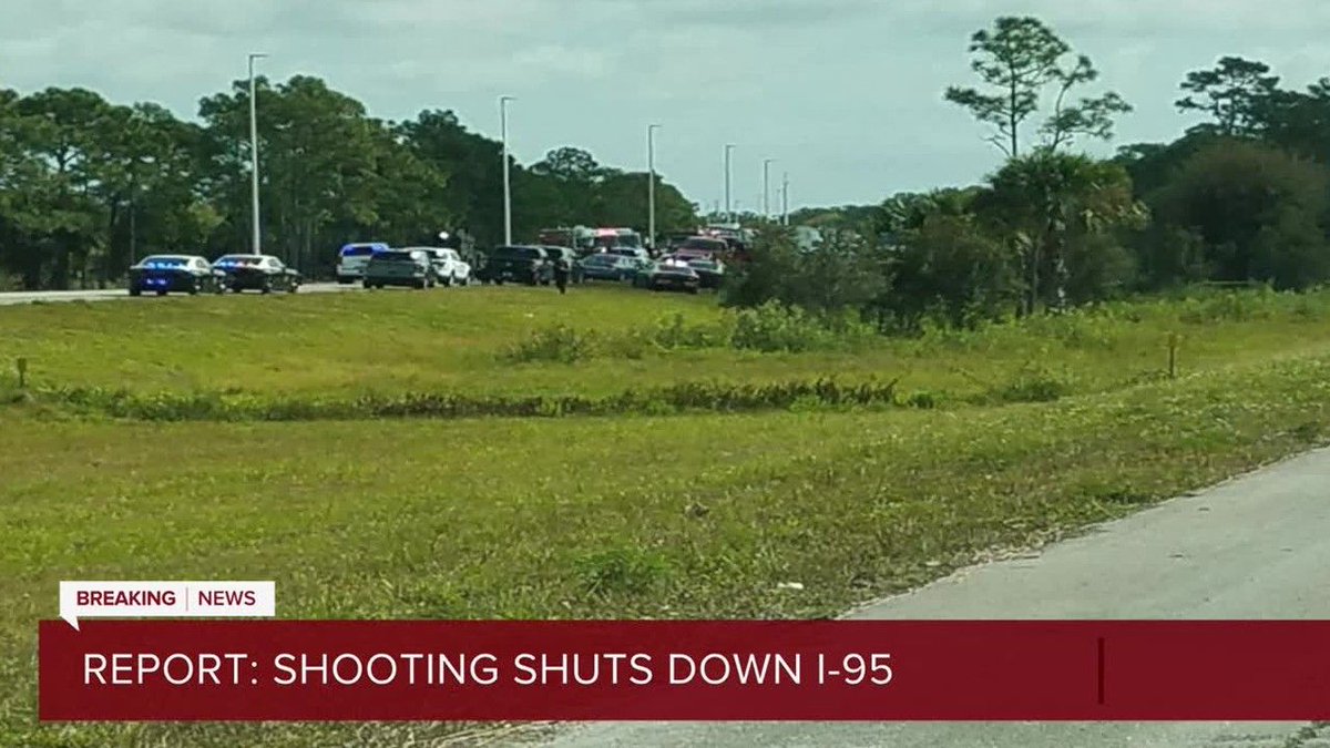 Trooper killed in Martin County,   due to a felonious act. -95 will be closed for hours at mile marker 107