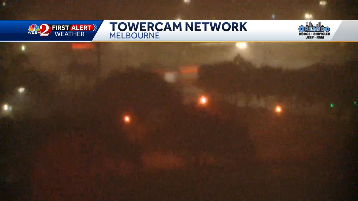 Strong gusty winds moving through Melbourne right now. Should be off shore by 2:30