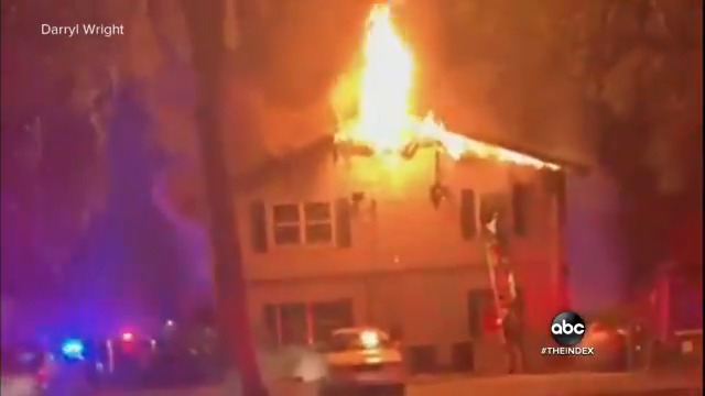 Firefighters in Saint Cloud, Florida, say six children with special needs were evacuated from a house fire and rushed to the hospital, with their nurse also injured in the blaze