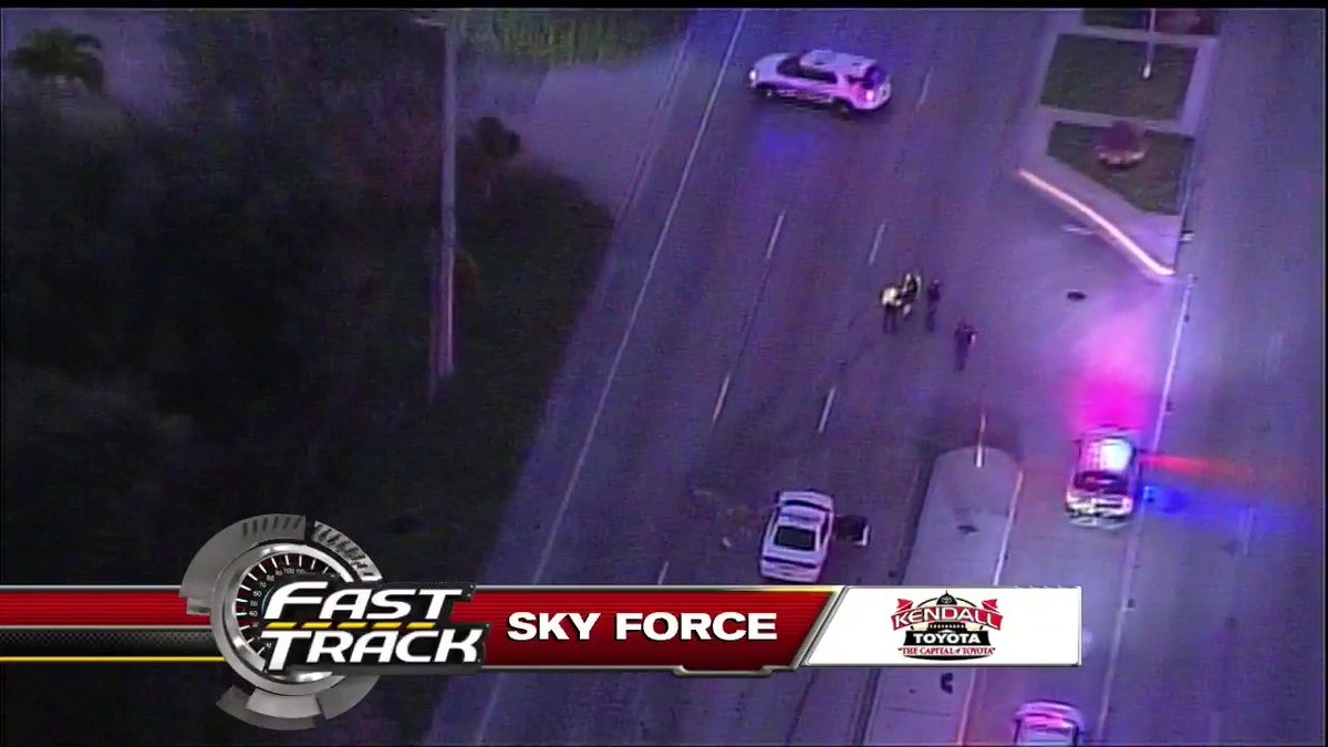 NB 441 shut down near SW 9th Drive in Margate after an officer-involved crash