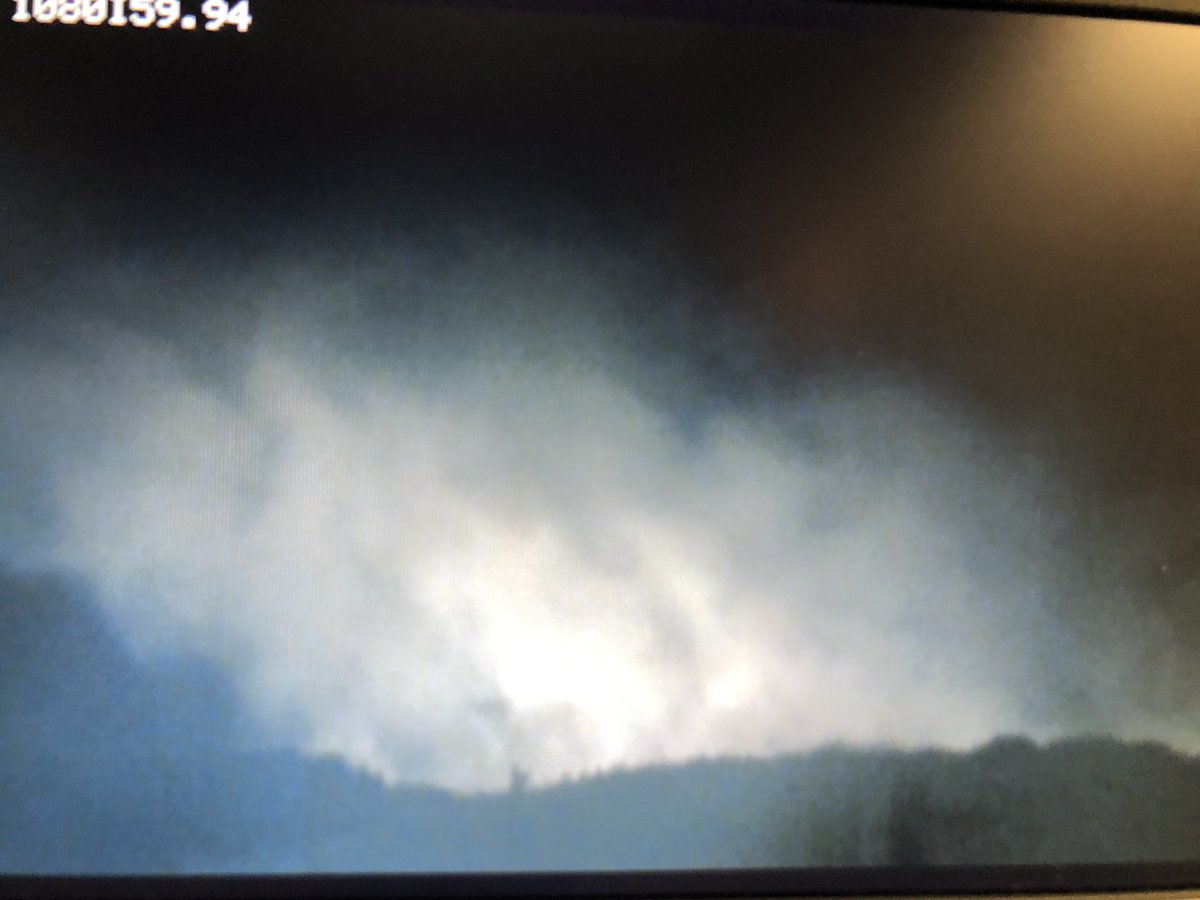 A big fire at MW horticulture is still burning    