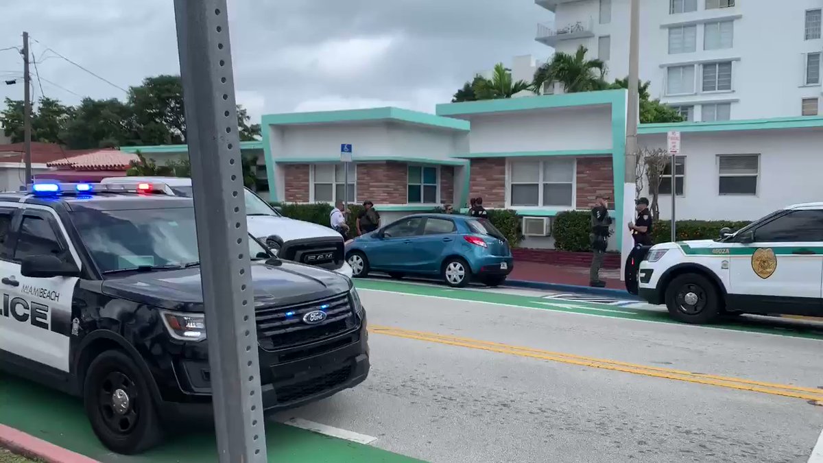 MiamiBeachPD actively searching for suspect seen driving stolen car. Suspect bailed after ditching vehicle. Active perimeter set up in area of Dickens Ave & 77th Street. 