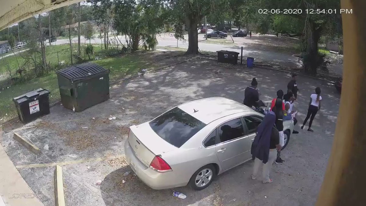 1 arrested in Titusville shootout.  15-16 shots fired near many bystanders in broad daylight