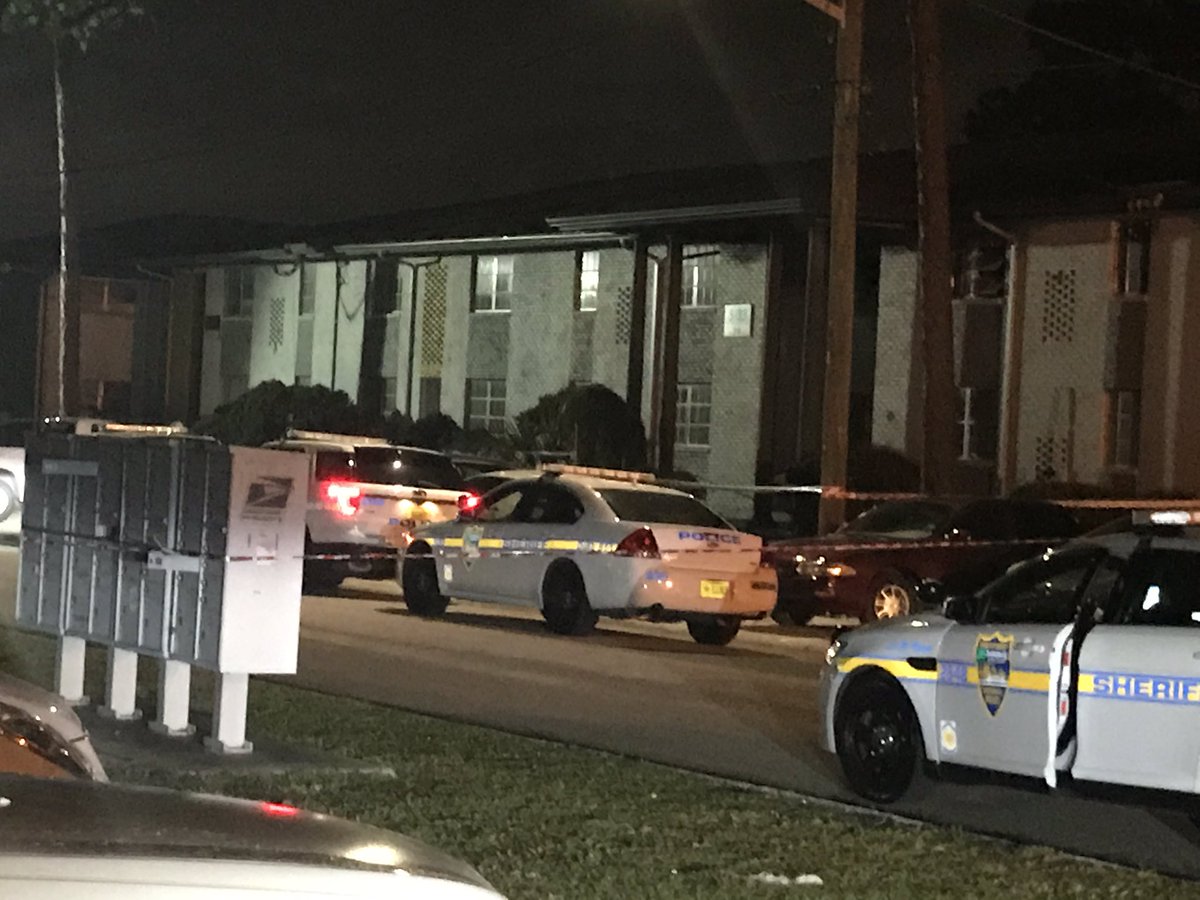 JSOPIO received calls of shots fired at the Miramar apartments located on Tall Pine rd W- officers found a man inside an apartment with a non life threatening gunshot wound - the man was taken to a local hospital -no suspect info 