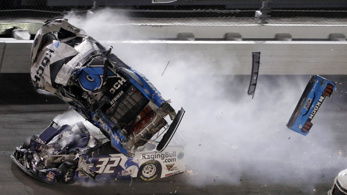 Crash and incredibly, Ryan Newman is going to survive. 