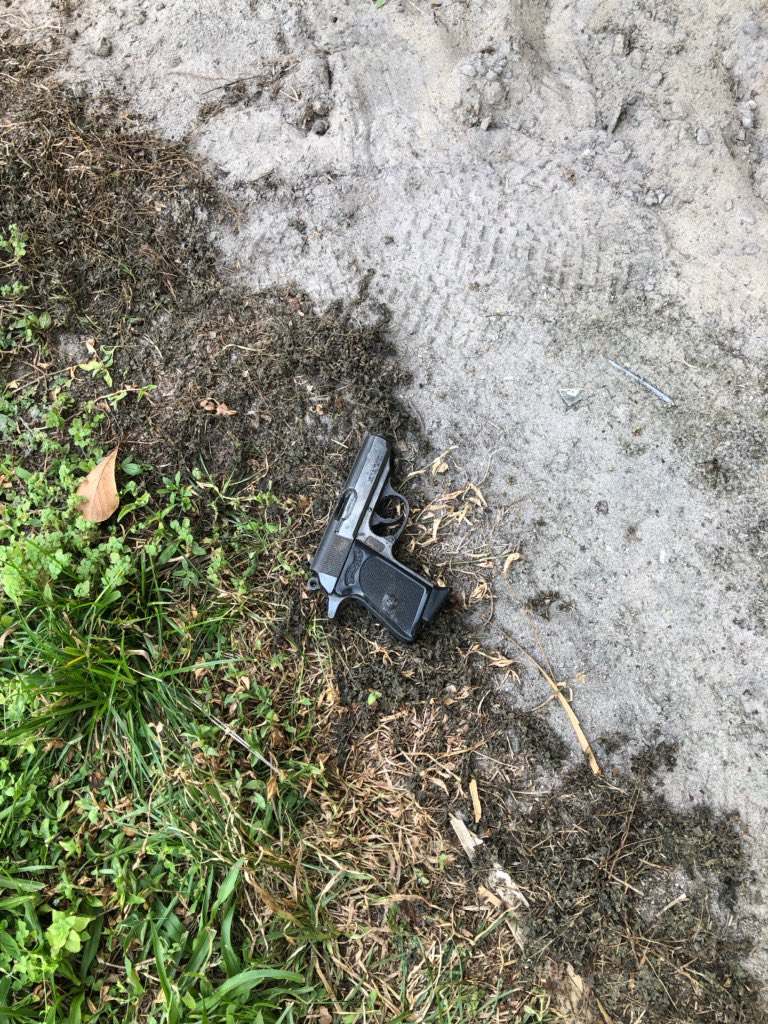 This is the gun recovered from the officer involved shooting on Kirkman rd