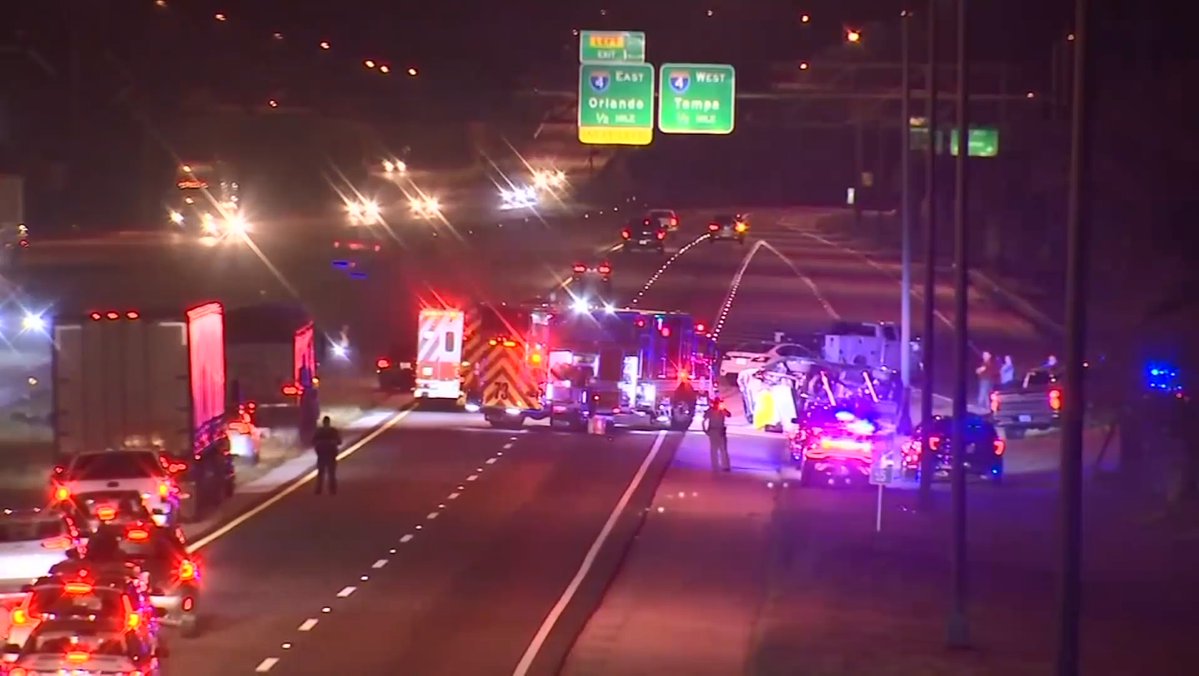 Three members of a Massachusetts family were killed in a crash in Kissimmee, FL. A mother and daughter from Whitman and a grandmother from Weymouth died when their rental van rolled over following the crash. Five others in the van were also injured.