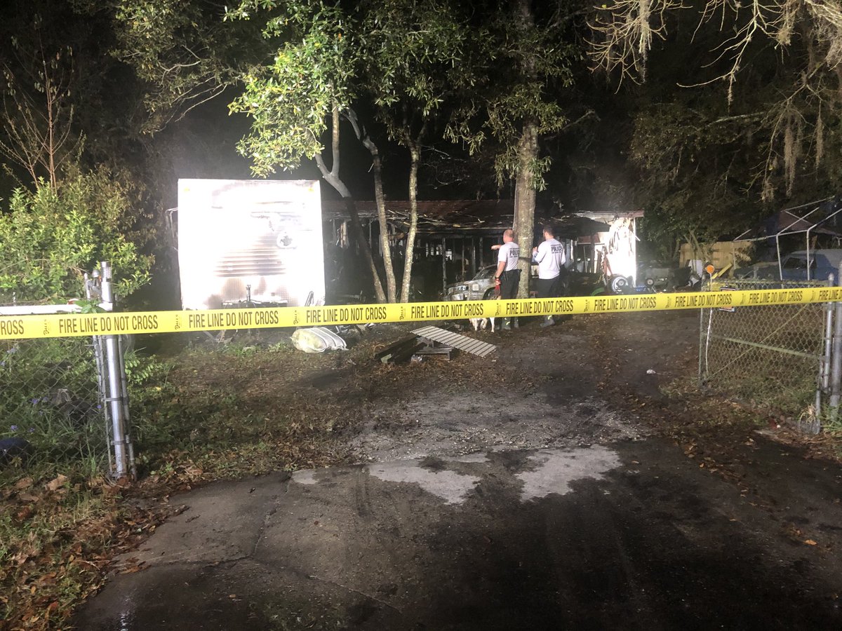 The fire marshal is investigating a fire that tore through a home, RV, and car on Gorda Bella Rd. in St. Johns County.