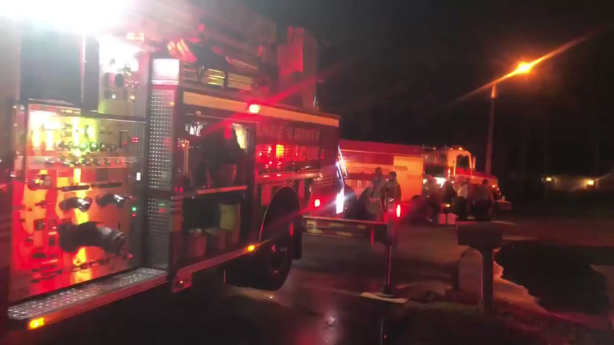 OCFireRescue is working a house fire in the Apopka area on Alamosa Ct and Mink Dr. Husband, wife and 5 dogs made it out safely, but the house is a complete loss.