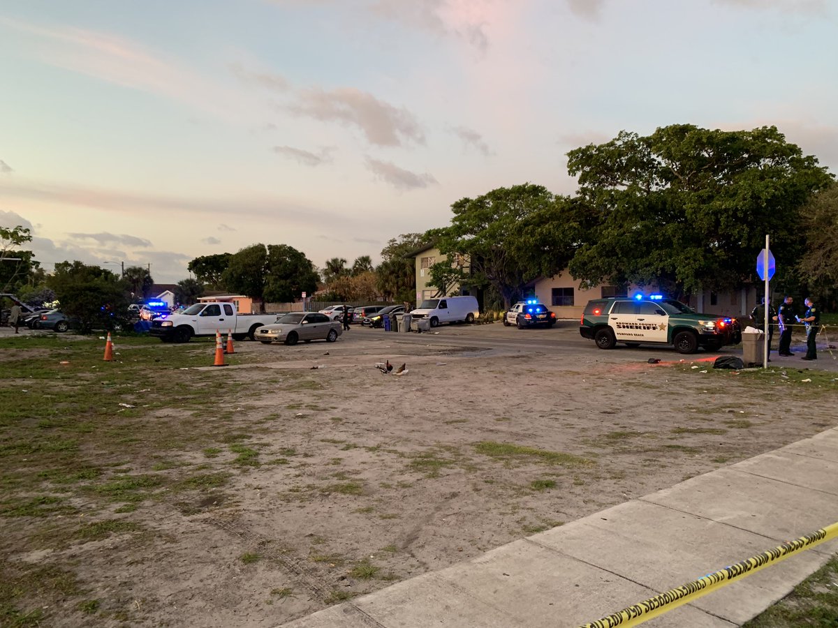 Broward sheriff investigating shooting in Pompano Beach. Deputies say at least one person was injured after gunman opened fire on NW 5th Avenue near 8th Street. Second person possibly hit as well.