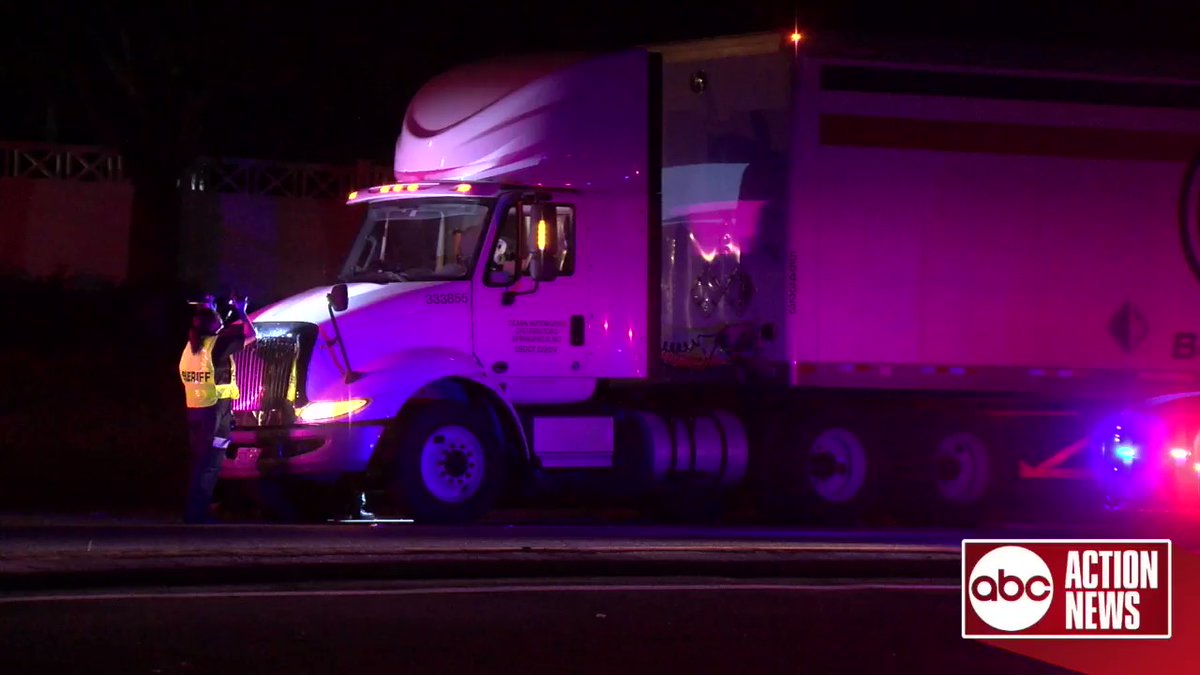 Two pedestrians are dead after they were hit by a semi truck in Polk County last night. It happened in the eastbound lanes of State Road 60 in Mulberry. The road is open this morning. 