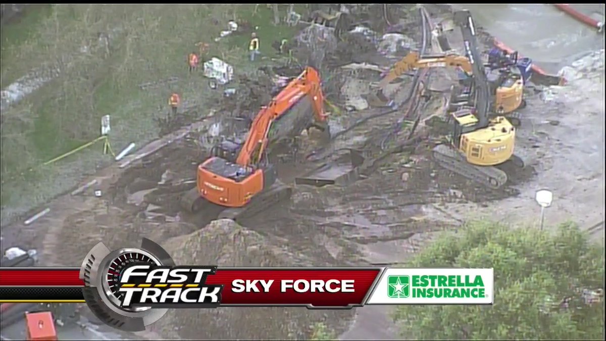 Crews continue to pump out wastewater after a sewer main broke in Fort Lauderdale's George English Park