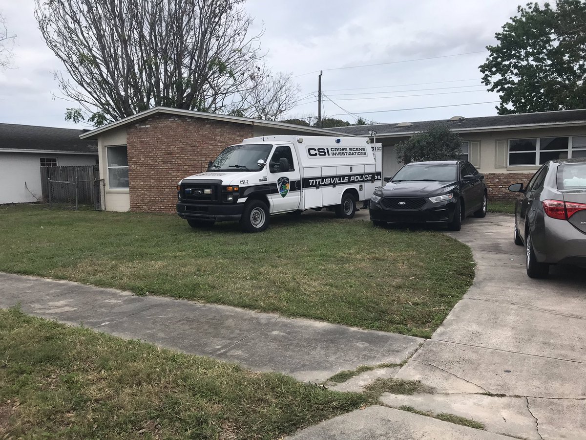 Titusville PD's crime scene investigation van is outside the home missing woman Anna Primavere lives at. Investigators told us earlier evidence was found in her room that indicates she was harmed.