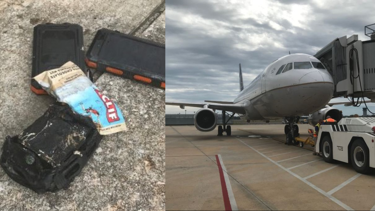 United Airlines flight to Bahamas makes emergency landing in Daytona Beach after passenger's bag catches fire