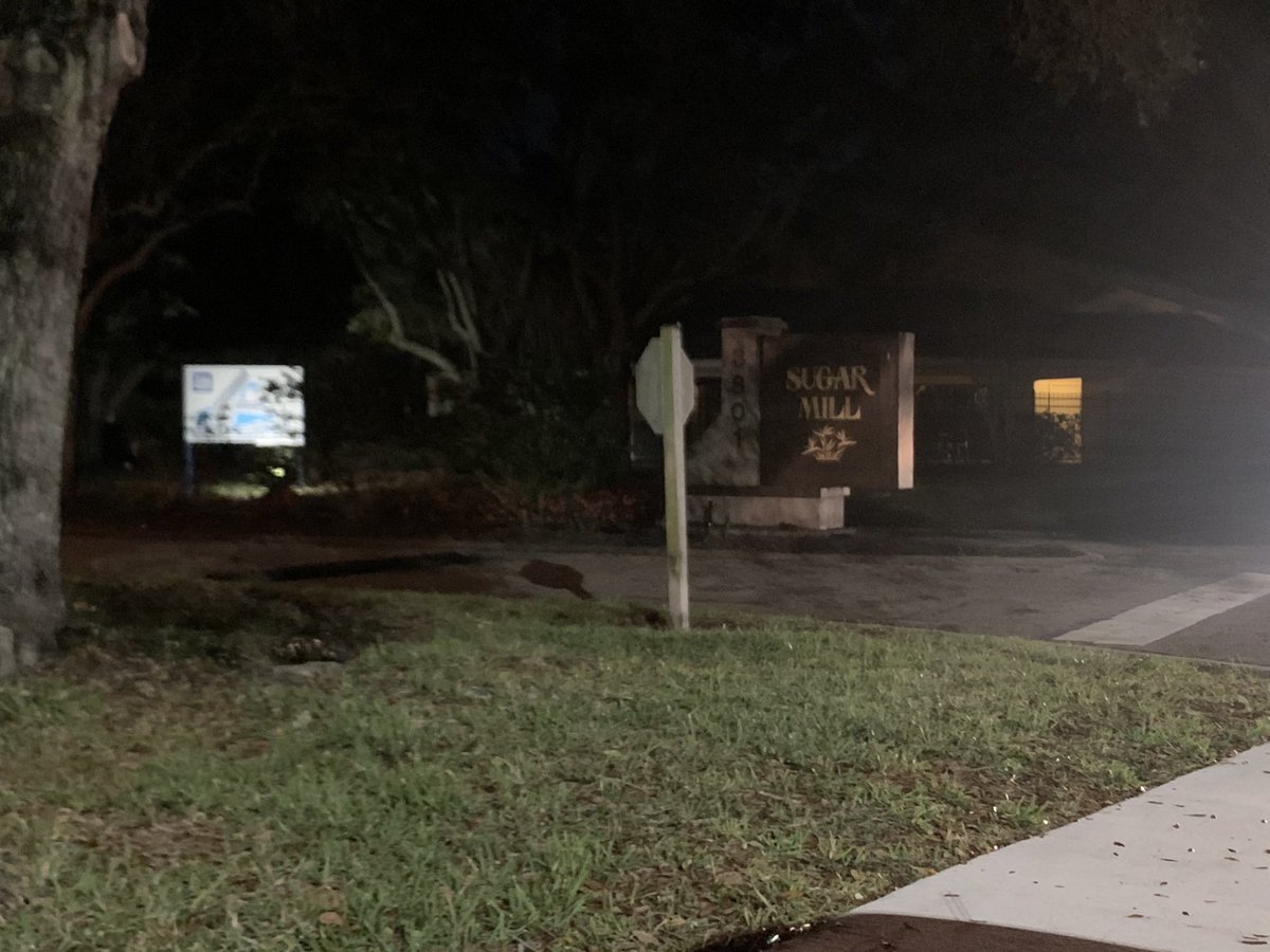Investigators are inside the Sugar Mill complex 