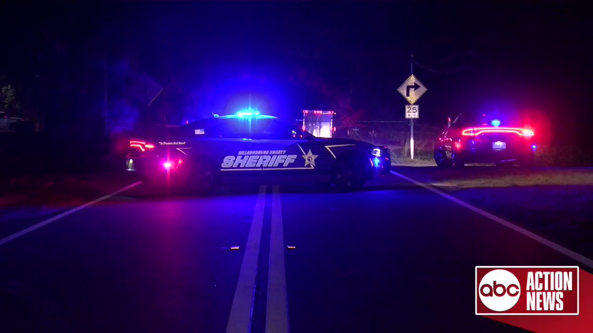 A pedestrian was killed last night in PlantCity. Hillsborough deputies say the victim was walking along a dark section of Durant Rd when they were struck by a pickup pulling a trailer. HCSO said the driver is cooperative and they don't anticipate any charges. 