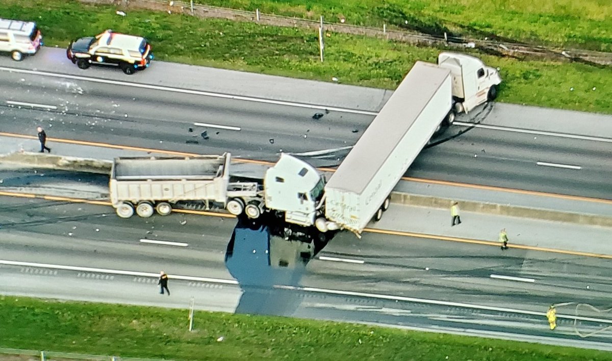 FL turnpike shut it down  Both directions Between Southern blvd and Lake worth road