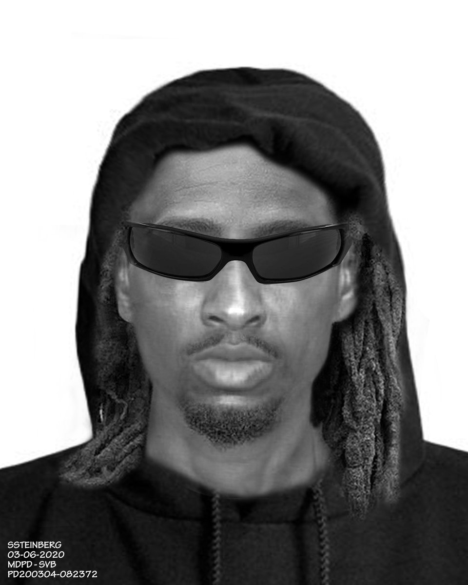 investigating an attempted abduction of a 13 yr old from NW Miami-Dade. help identifying the individual in the composite sketch who was last seen wearing a black hoodie and dark blue jeans.