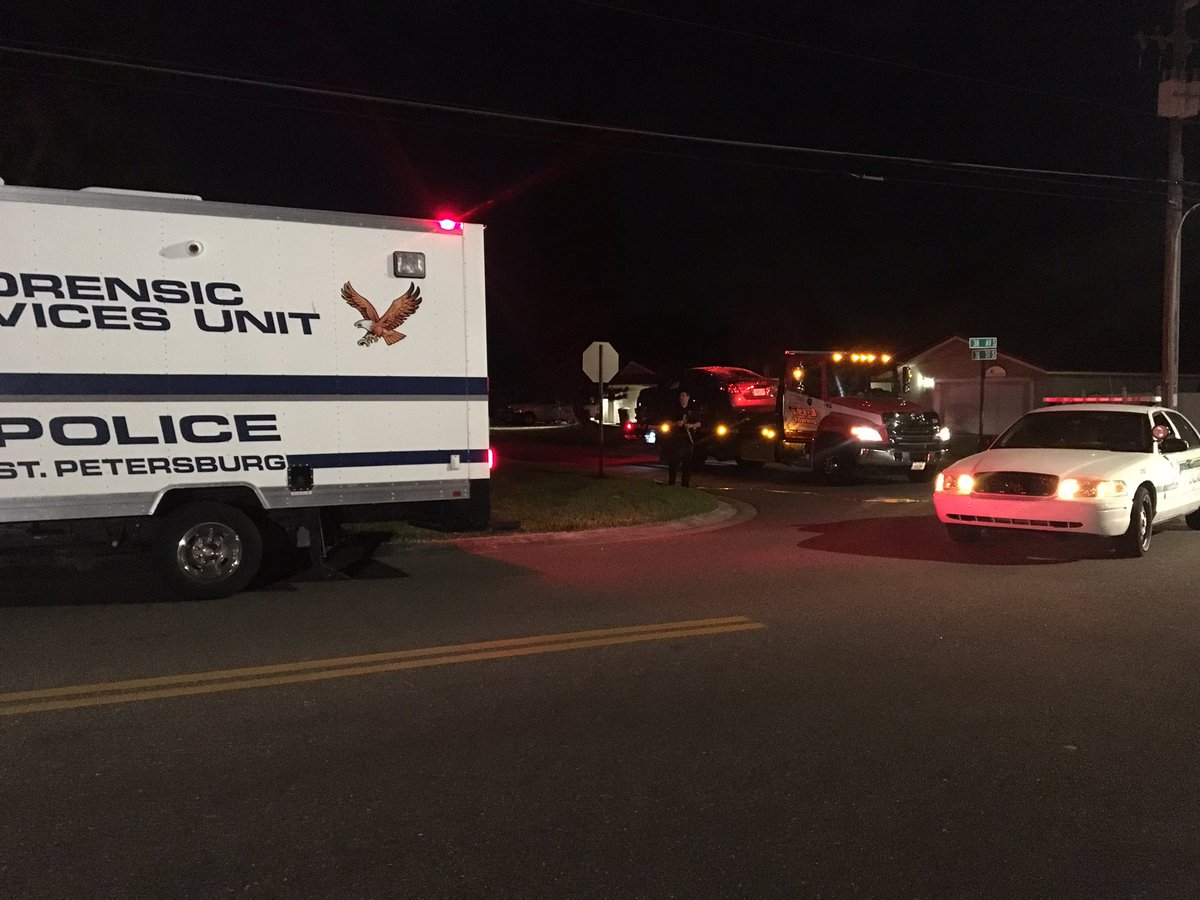Police say man that was shot on 38th St. South drove a short distance before crashing into a garage.  He died at hospital.  Search is on for shooting suspect.  