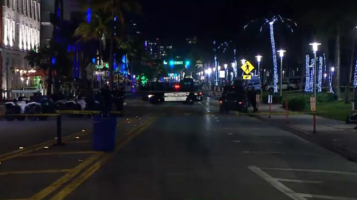 Armed man hospitalized after officer-involved shooting in Miami Beach Saturday night along the 500 block of Ocean Drive