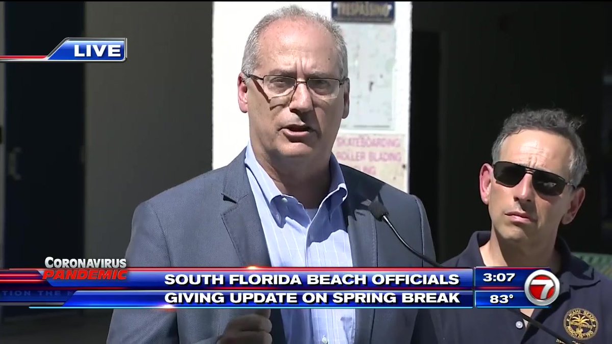 Miami Beach Mayor Dan Gelber announces closures in parts of South Beach, as well as a curfew over the next seven days