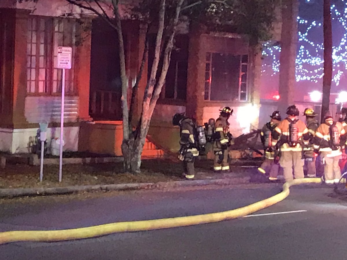JFRDJAX working a commercial structure fire downtown on E Duval st - no word of cause or injuries yet