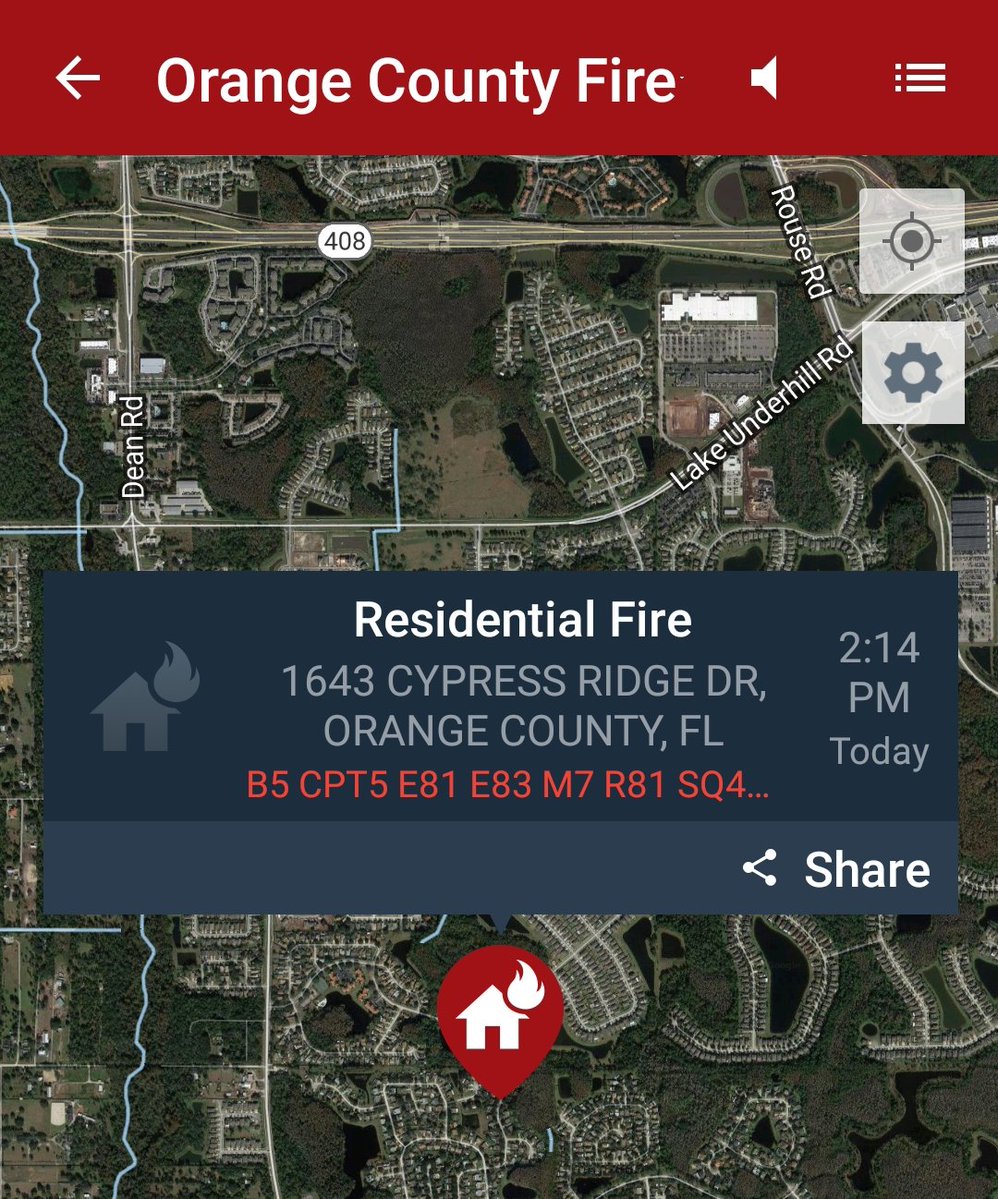 1643 CYPRESS RIDGE DR. Heavy fire in the attic of a home on arrival; all occupants reported out. 