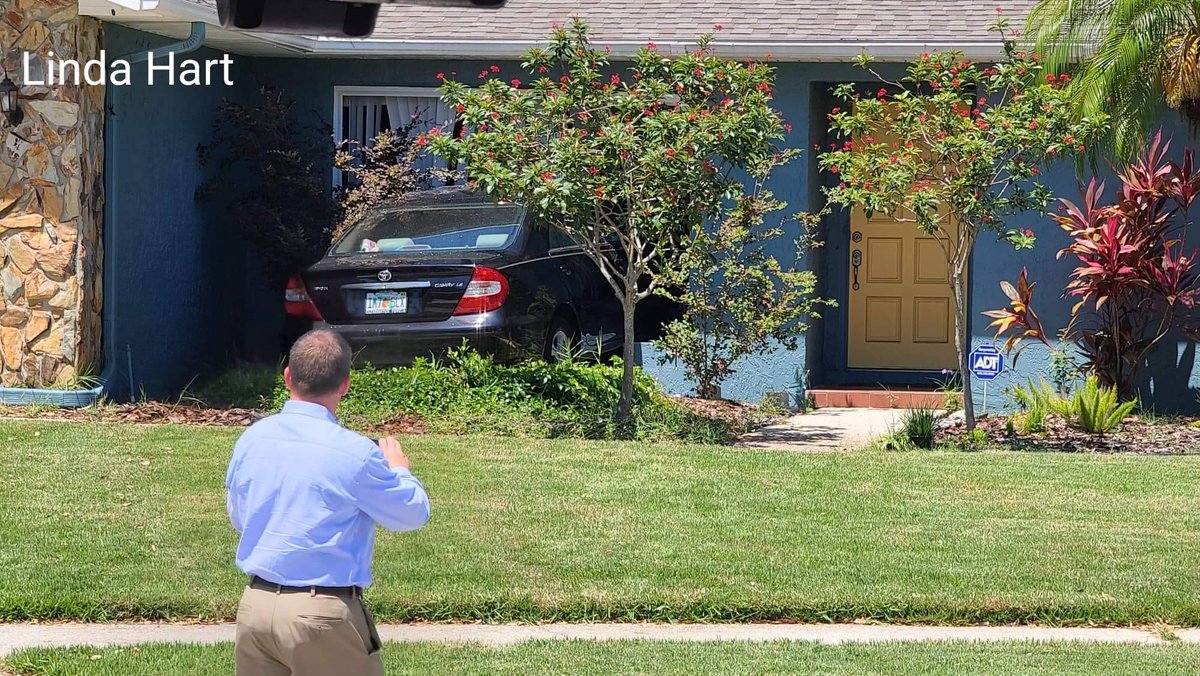 Clearwater: No reports of any serious injuries after a vehicle crashes into a home on Beckett Lake Drive
