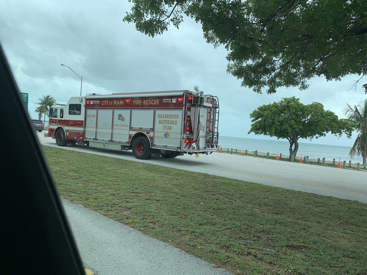 Attn Key Biscayne Residents:  Potential Hazmat situation on the Rickenbacker Causeway. Emergency managers on scene. Causeway closed for all traffic