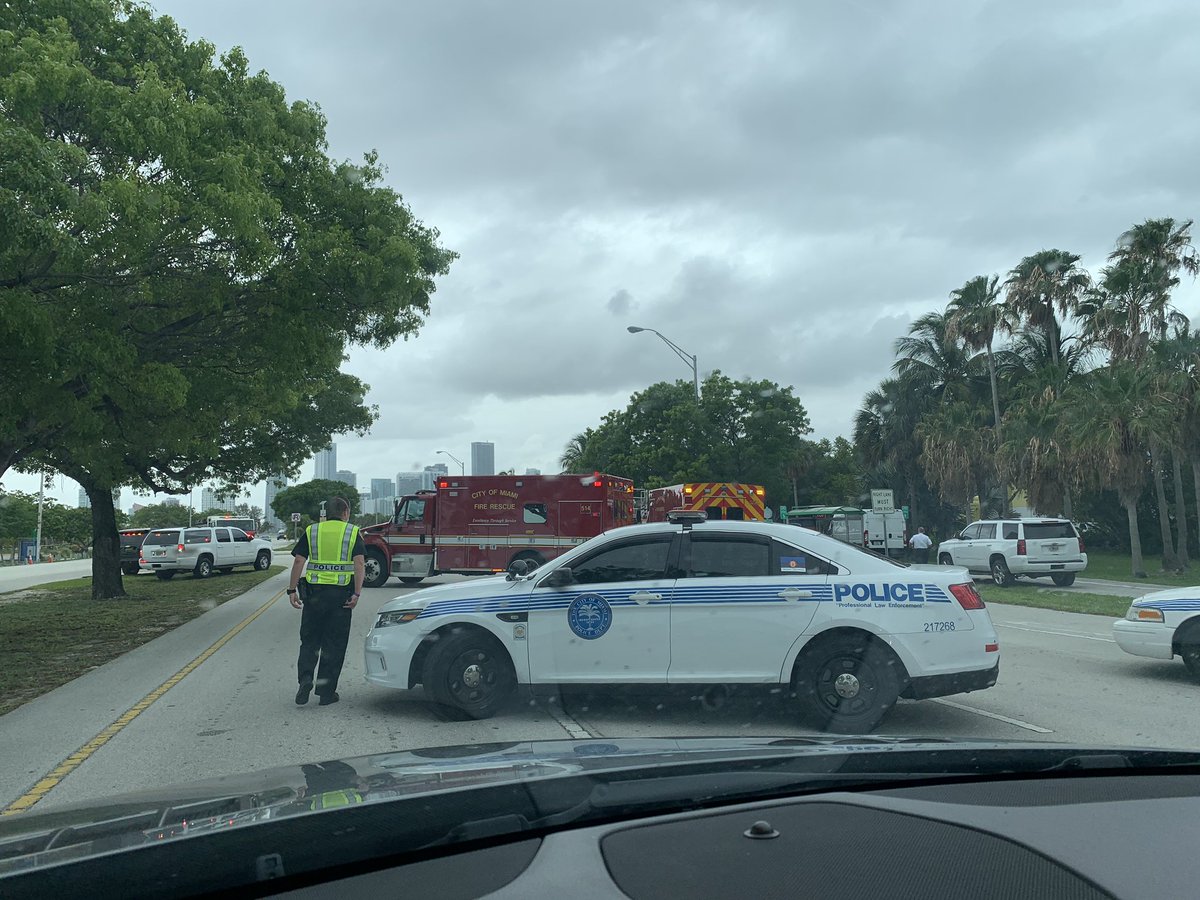 Attn Key Biscayne Residents:  Potential Hazmat situation on the Rickenbacker Causeway. Emergency managers on scene. Causeway closed for all traffic