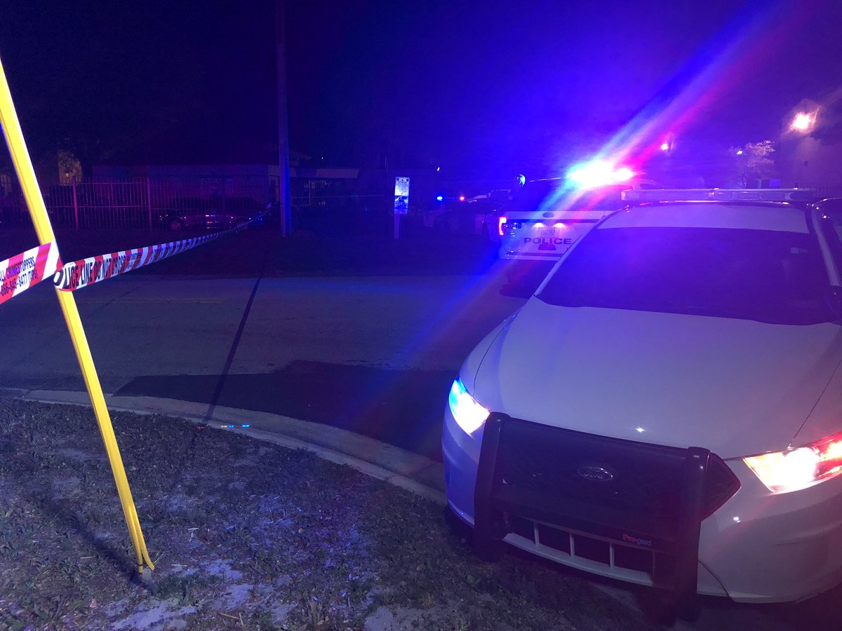 Large police presence at Beachwood Apts in Sandalwood. 