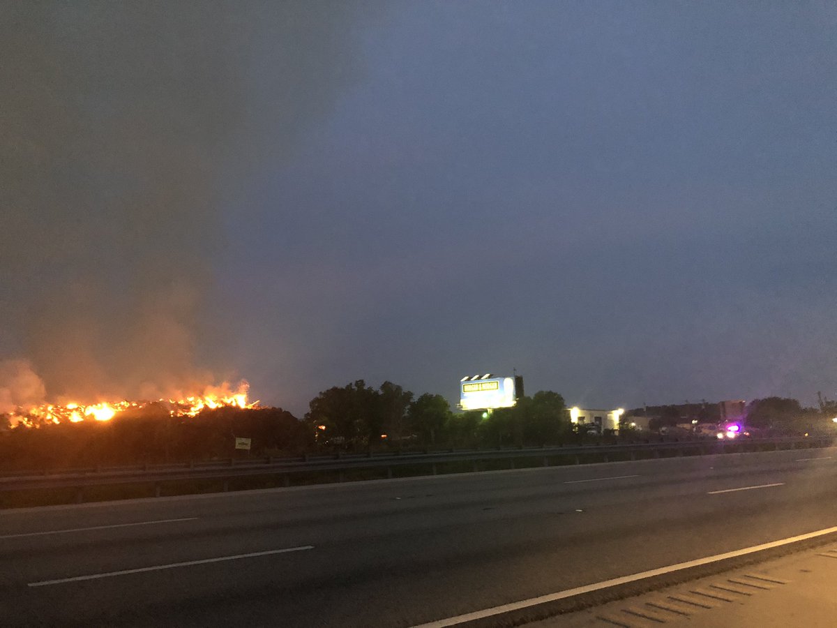 Winds seems to be keeping the smoke OFF I75 