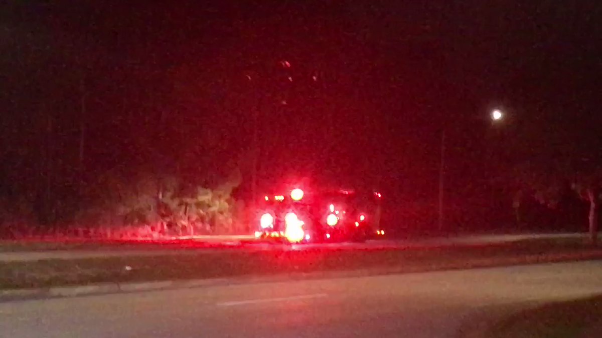 JFRDJAX on scene along San Pablo road monitoring any hot spots or new flare ups after yesterday's wildfire on San Pablo near Beach 