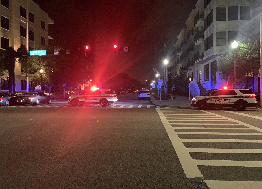 Man shot and killed in downtown St. Pete. a man died at the scene.