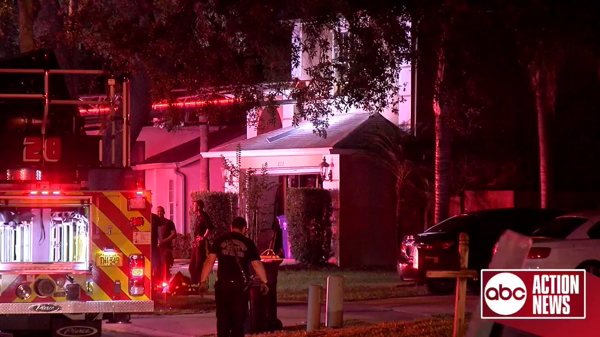 Two people and seven pets are safe after a house fire this morning in Riverview. The call came in around 2:30 on Longbrooke Drive. @HillsFireRescue firefighters rescued the occupants from the second floor of the home along with some cats, dogs, and hamsters. 