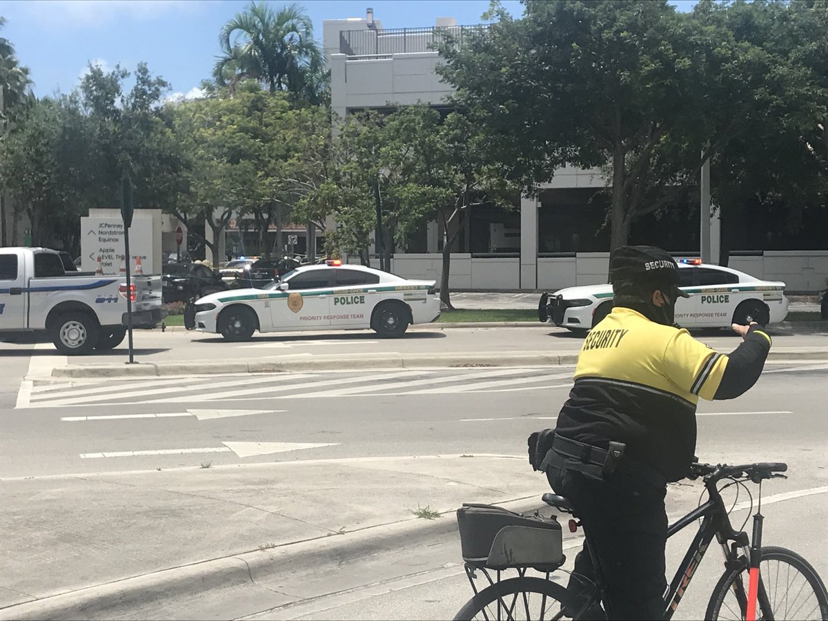 Two people with gunshot wounds inside a store within the AVENTURA mall.   Police say one critical