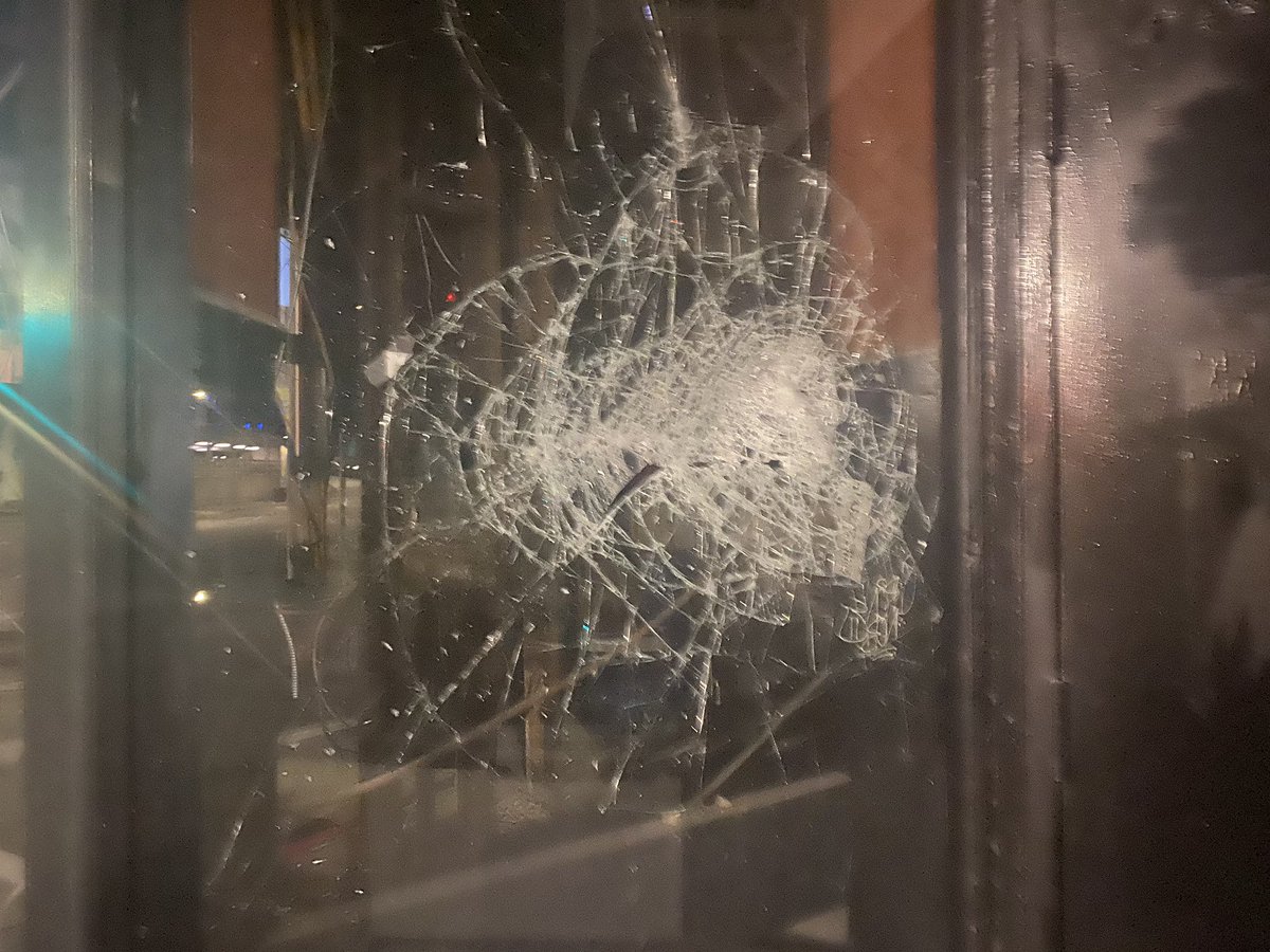 Some of the aftermath from last night's protest in downtown Jacksonville. Many protested peacefully yesterday in response to the death of GeorgeFloyd. But abojf 3 hours later, 200 others demonstrators did this 