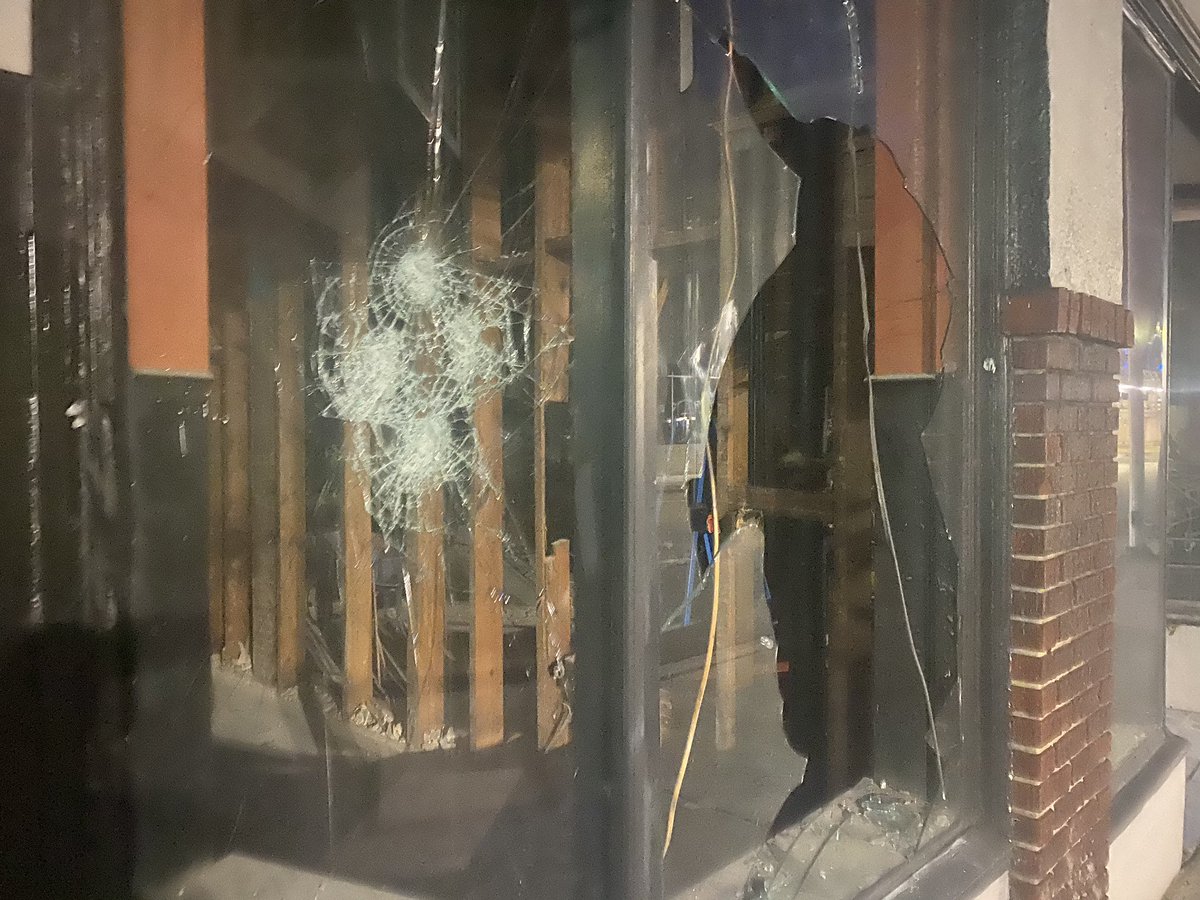Some of the aftermath from last night's protest in downtown Jacksonville. Many protested peacefully yesterday in response to the death of GeorgeFloyd. But abojf 3 hours later, 200 others demonstrators did this 