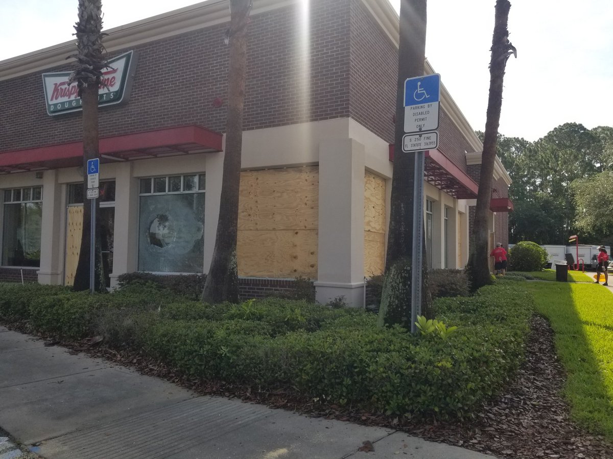 This section of Conroy Road near Mall at Millenia was hit hard Saturday night - windows are damaged and knocked out at businesses around the area. Employees, residents, business owners want to know why they were targeted 